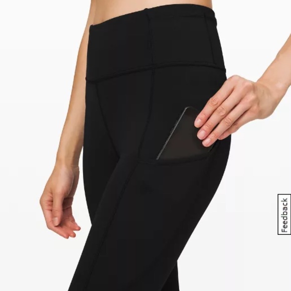 NWT lululemon Fast and Free High-Rise 7/8 Tight 24" 
Asia Fit black - Picture 2 of 12